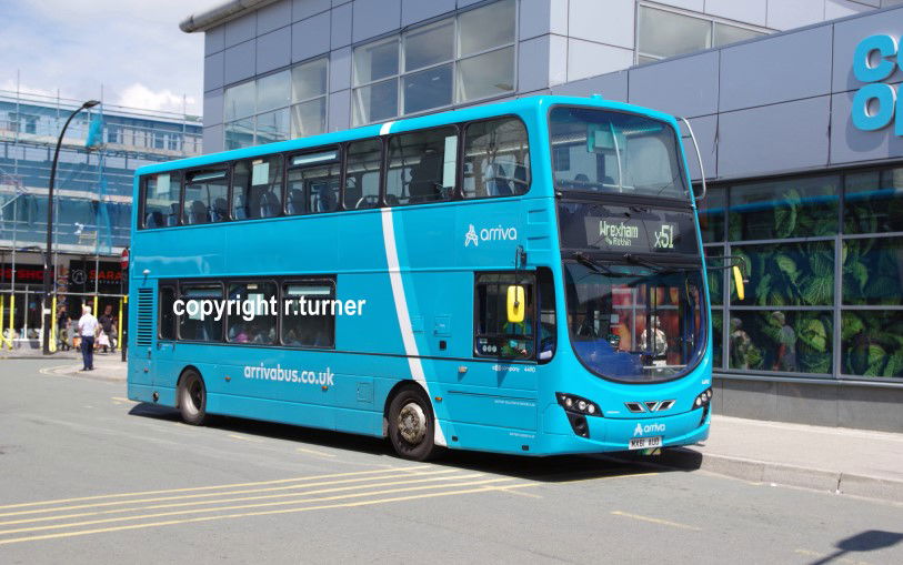Arriva Buses Wales 4490 MX61 AUO.