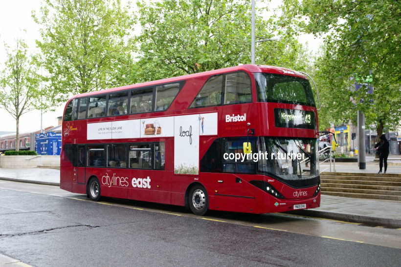 First West of England 39441 YN69 EHU.