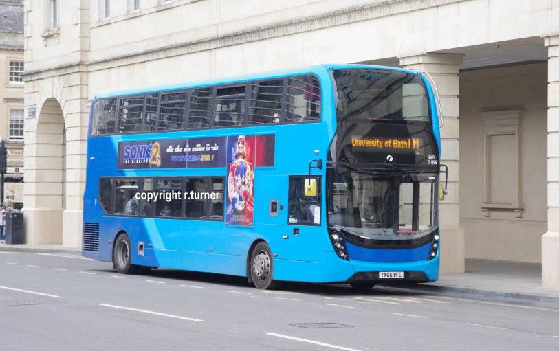 First West of England 33950 YX66 WFC.