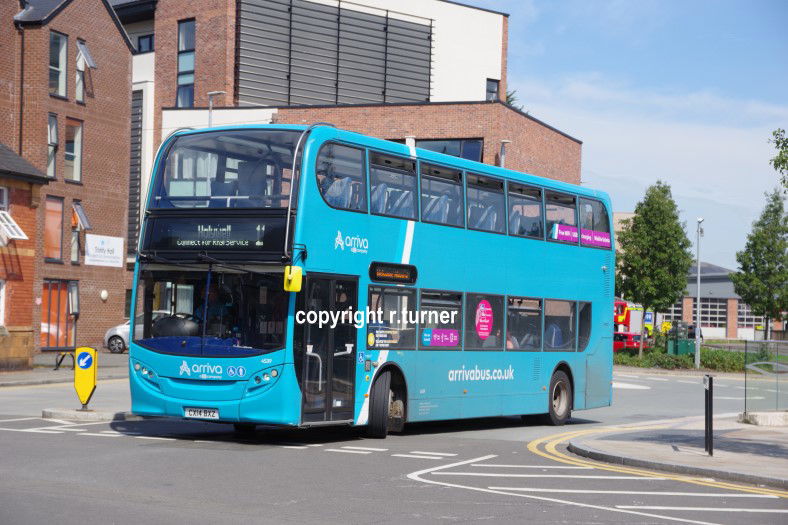 Arriva Buses Wales 4539 CX14 BXZ.