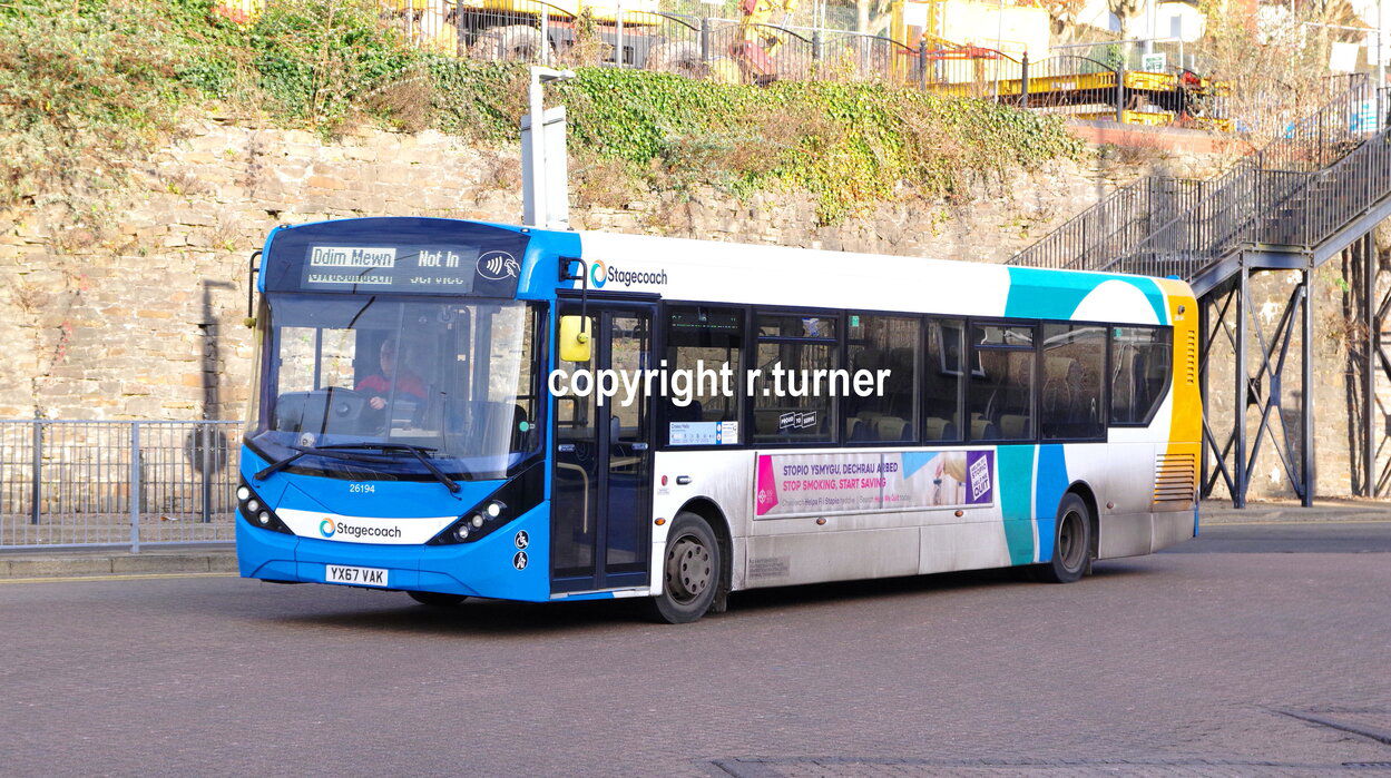 Stagecoach South Wales 26194 YX67 VAK.