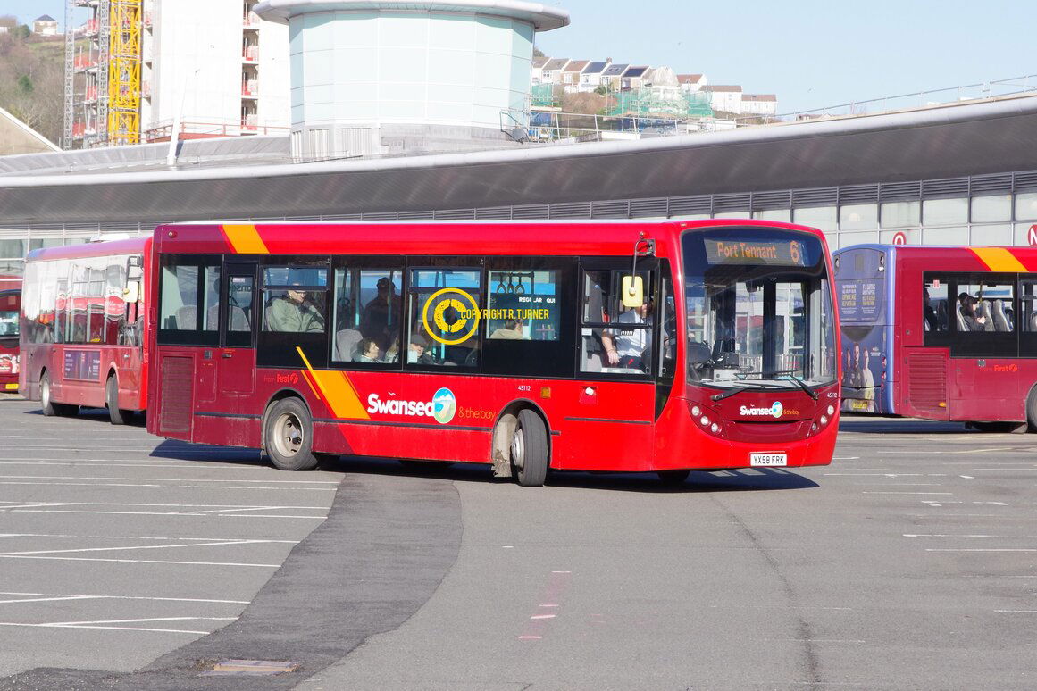 First South Wales 45112 YX58 FRK.