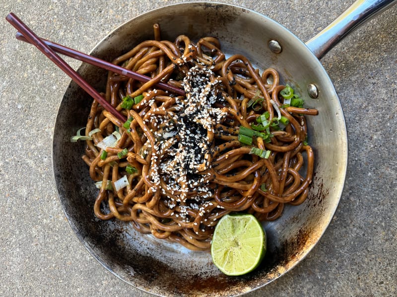 🥢🥡 Ginger Peanut Sesame Noodles 🥡🥢