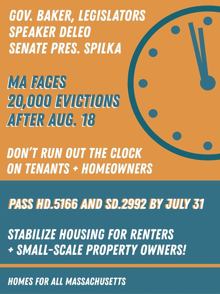 Protest: STOP 20,000+ evictions in MA!