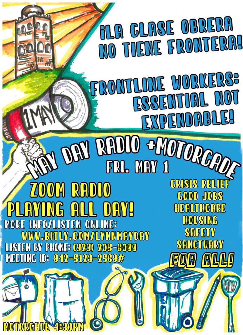 May Day march for immigrant + worker rights / Marcha: 1 de mayo