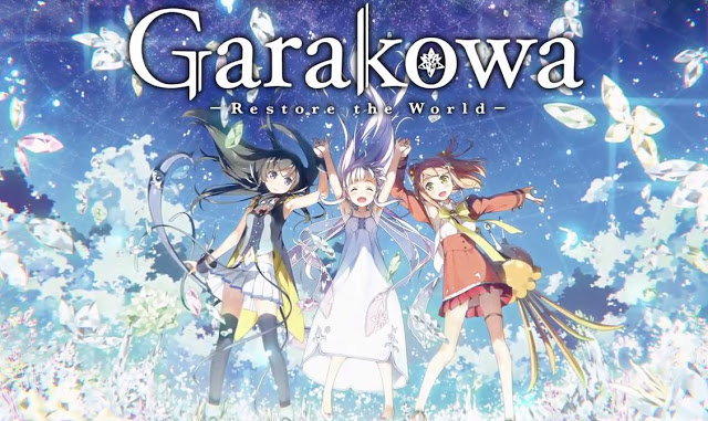 فيلم الانمي Glass no Hana to Kowasu Sekai