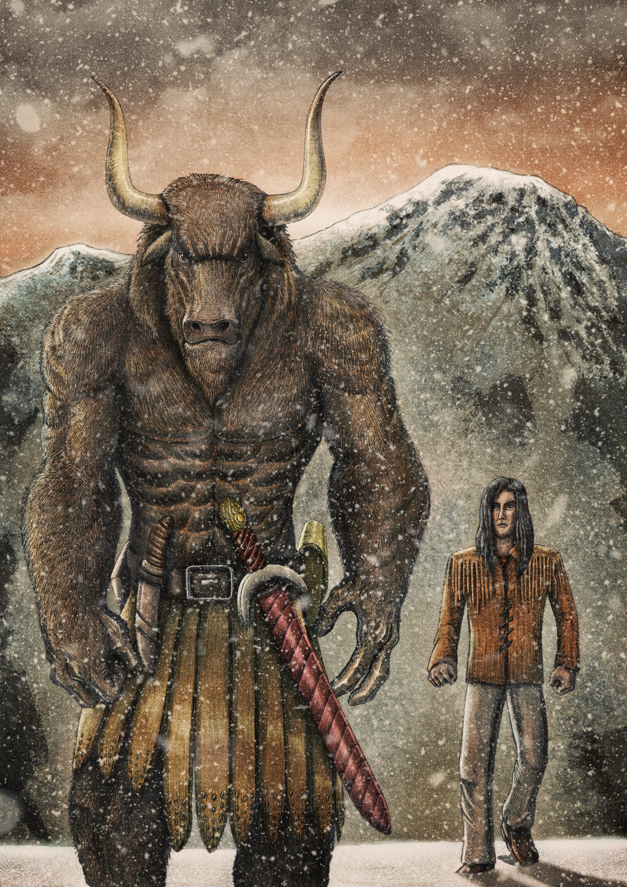 Aegeus and Gaillard by Aram Papazyan