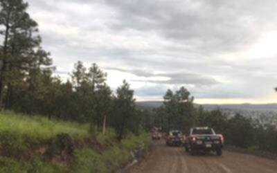 Detienen a 3 hombres del Grupo delictivo Gente Nueva del Jaguar con vehículo robado en Madera, ChihIO
