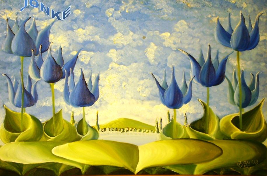 "Plavi Tulipani"©2021 (Blue Tulips)