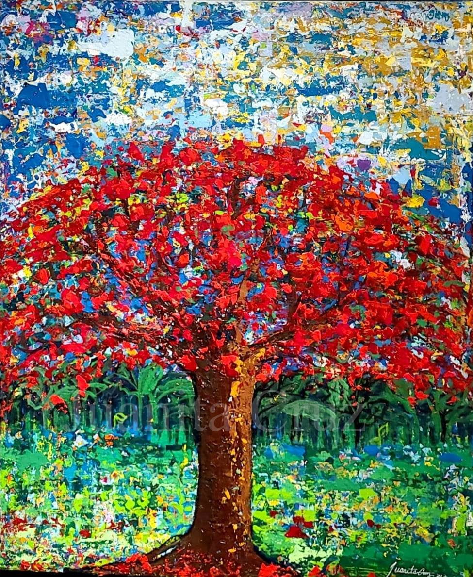 “Flamboyán rojo” © 2022