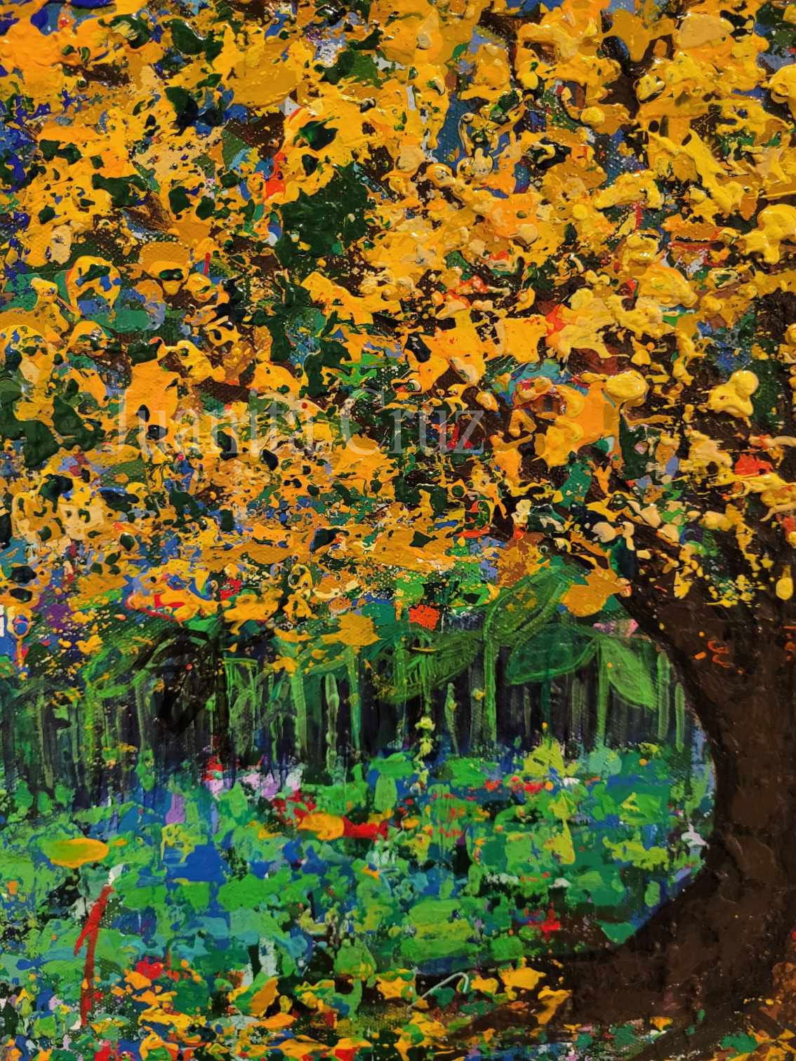 “Flamboyán amarillo © 2022 (detalle)