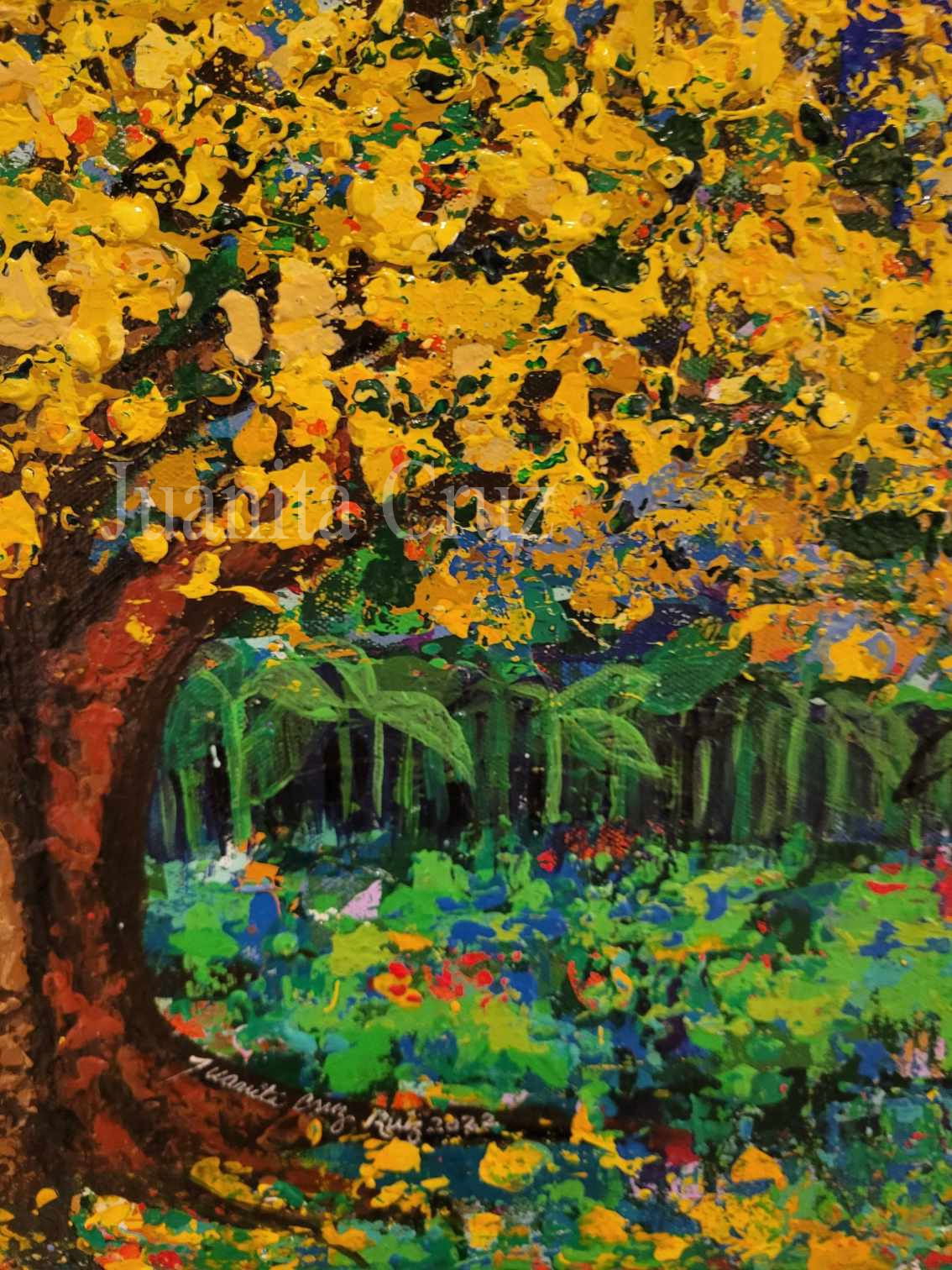 “Flamboyán amarillo © 2022 (detalle)