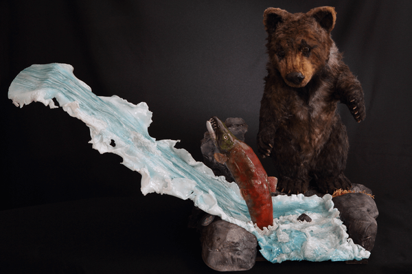 Pooh has fishing