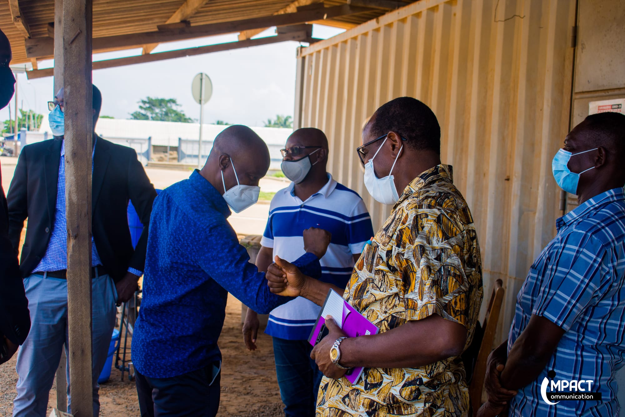 L'Organisation du Corridor Abidjan-Lagos, l'Organisation Ouest Africaine de la Santé et la GIZ collaborent pour réduire la propagation du COVID-19 le long du Corridor Abidjan-Lagos