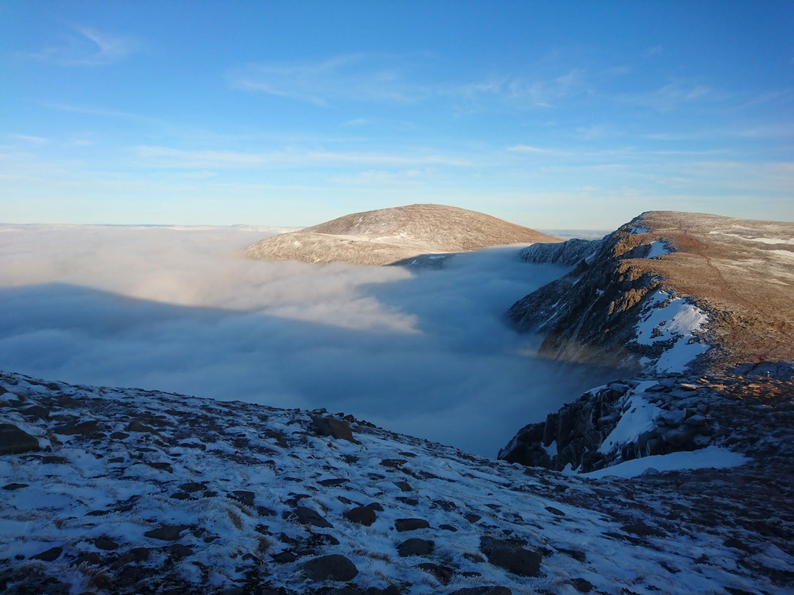 Cairn Gorm above a cloud inversion