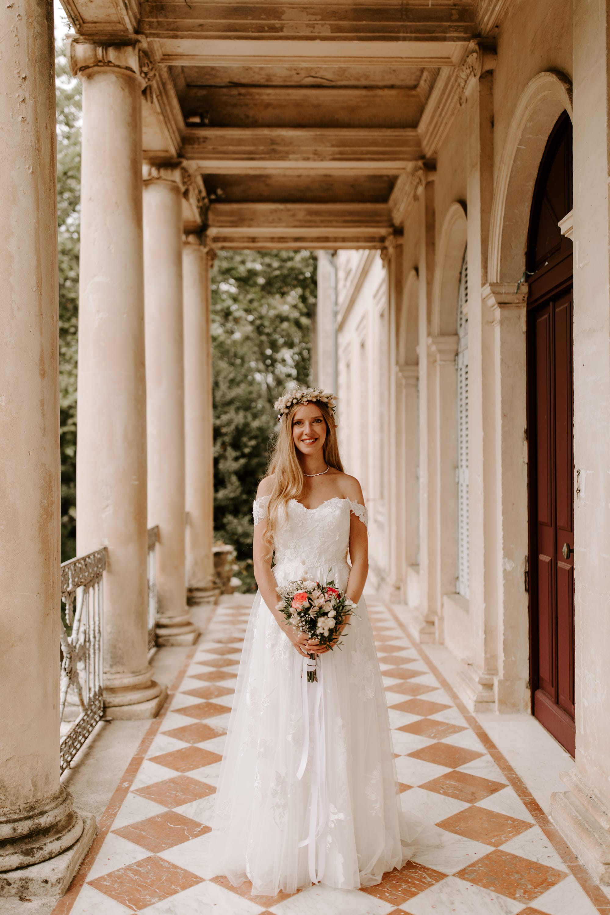 Mise en beauté mariée bohème et chic