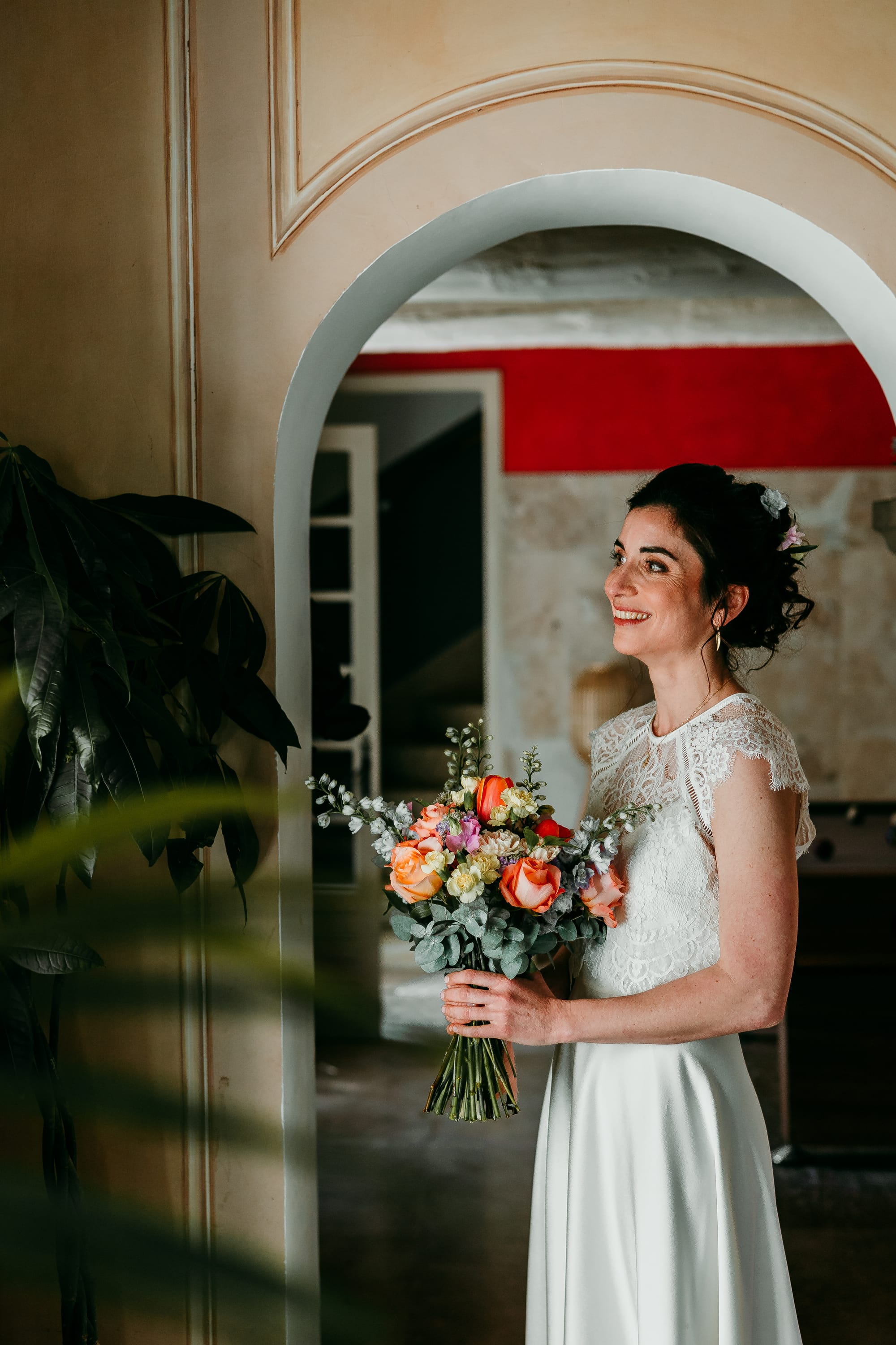 Mise en beauté mariée chic et romantique