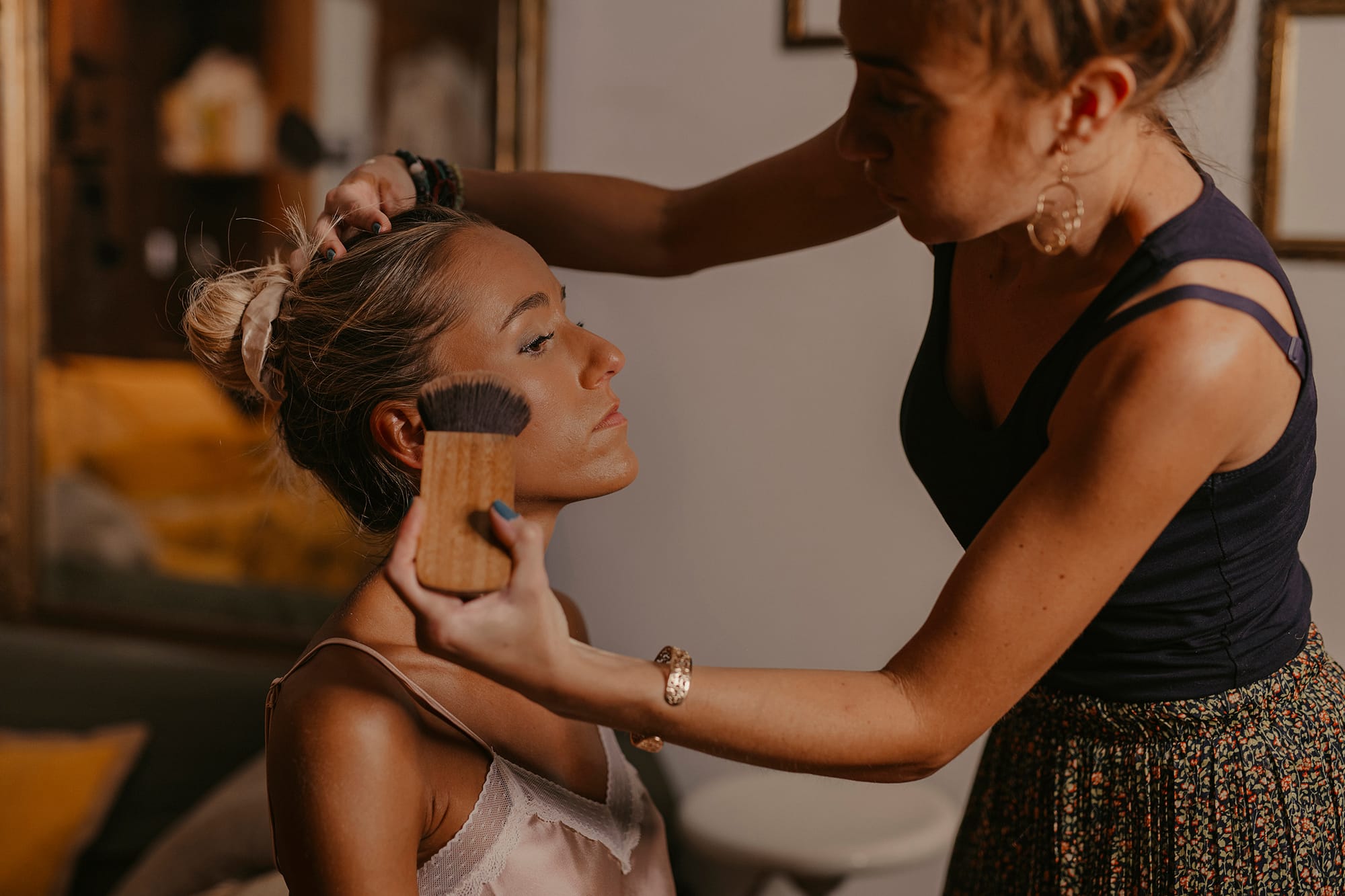 Mise en beauté mariée