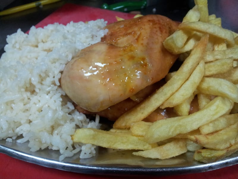 Coxas de frango assadas no forno