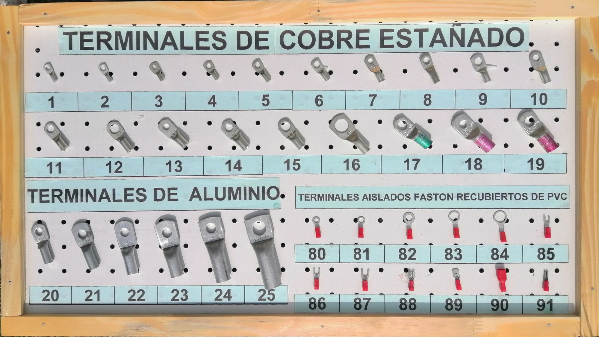 Terminales de Cobre Estañado