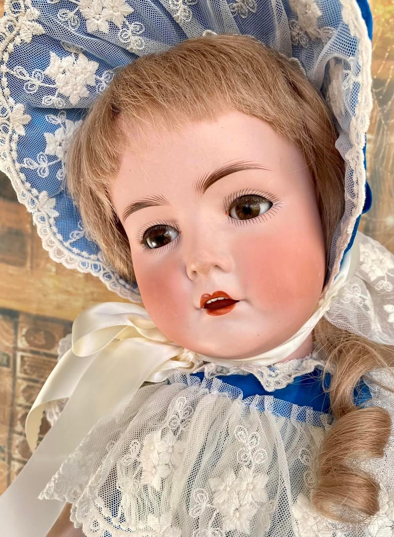 27 ½” Very Lovely Antique German Doll made by Cuno Otto Dressel ...