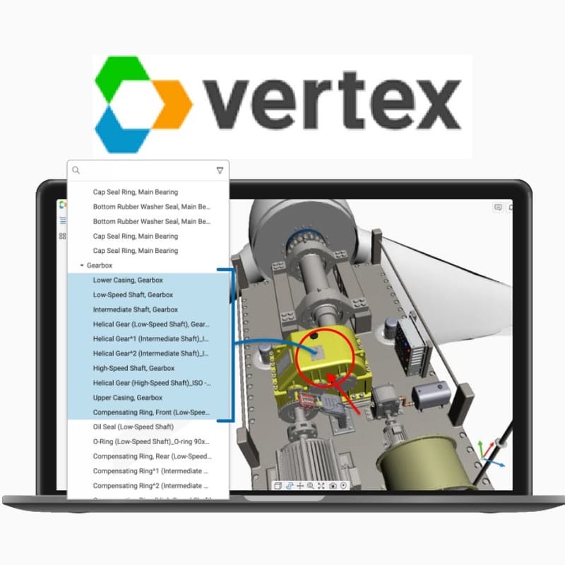 Vertex 3D Visualization