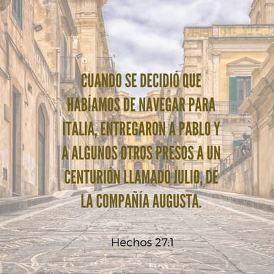 Hechos 26:30 - 27:03