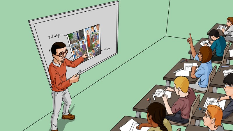 Activité parascolaire : Conception de BD