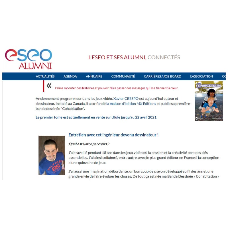 Un Ingénieur devenu Dessinateur !