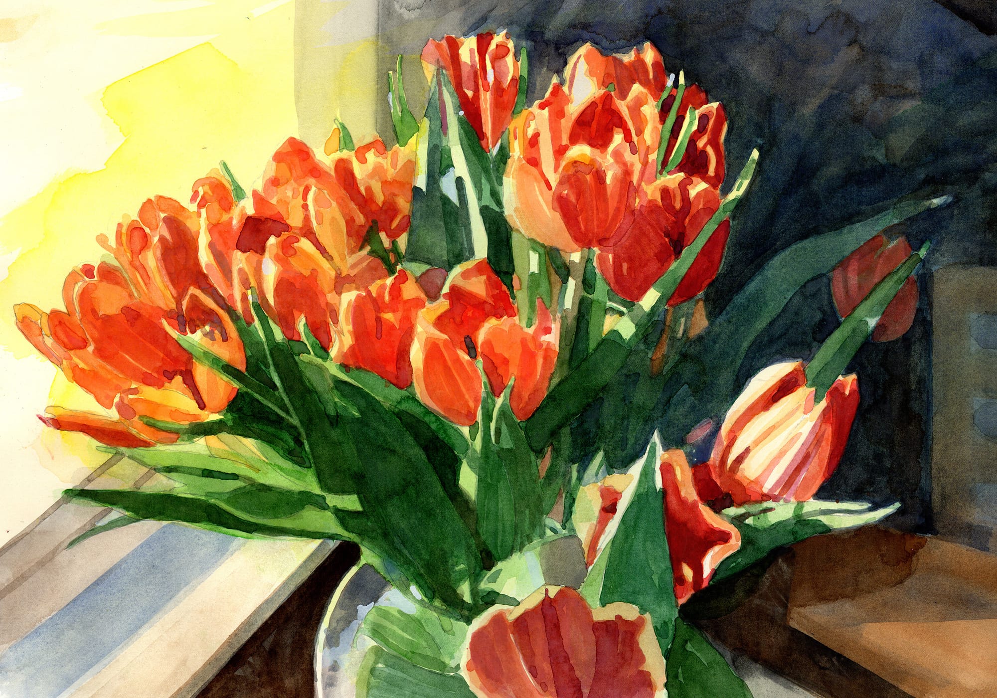 Orange Tulips