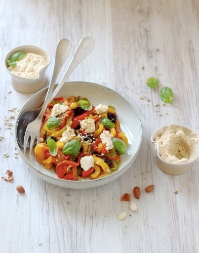 Ricotta végétale aux amandes activées