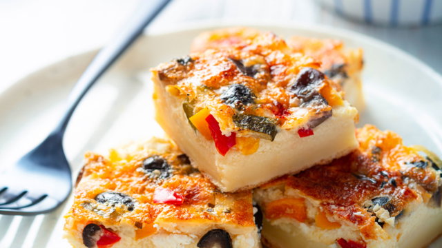 Far breton feta et olives noires