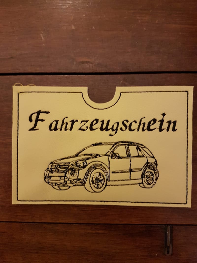 Fahrzeugschein + Impfpass Hüllen