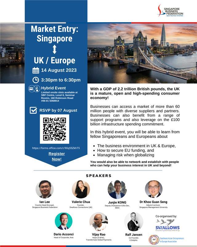 Market Entry: SG-UK-Europe