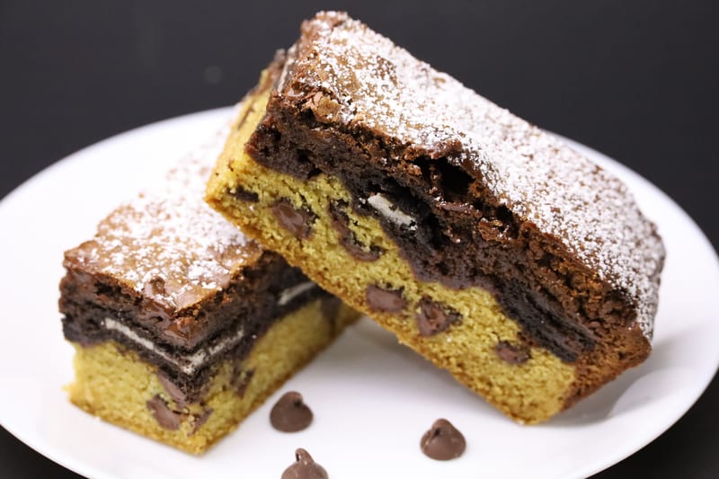Trio Chocolate Brownie