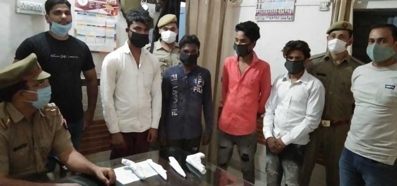सहारनपुर- थाना कुतुबशेर पुलिस को मिली बड़ी कामयाबी,लूटेरा गैंग के चार बदमाश गिरफ्तार