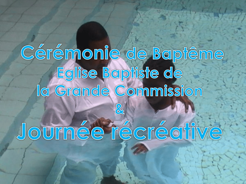 Baptism for new Members