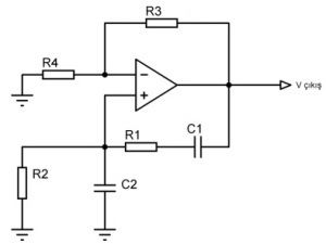 Op-amp' lı Wien Köprü Osilatörü Uygulaması