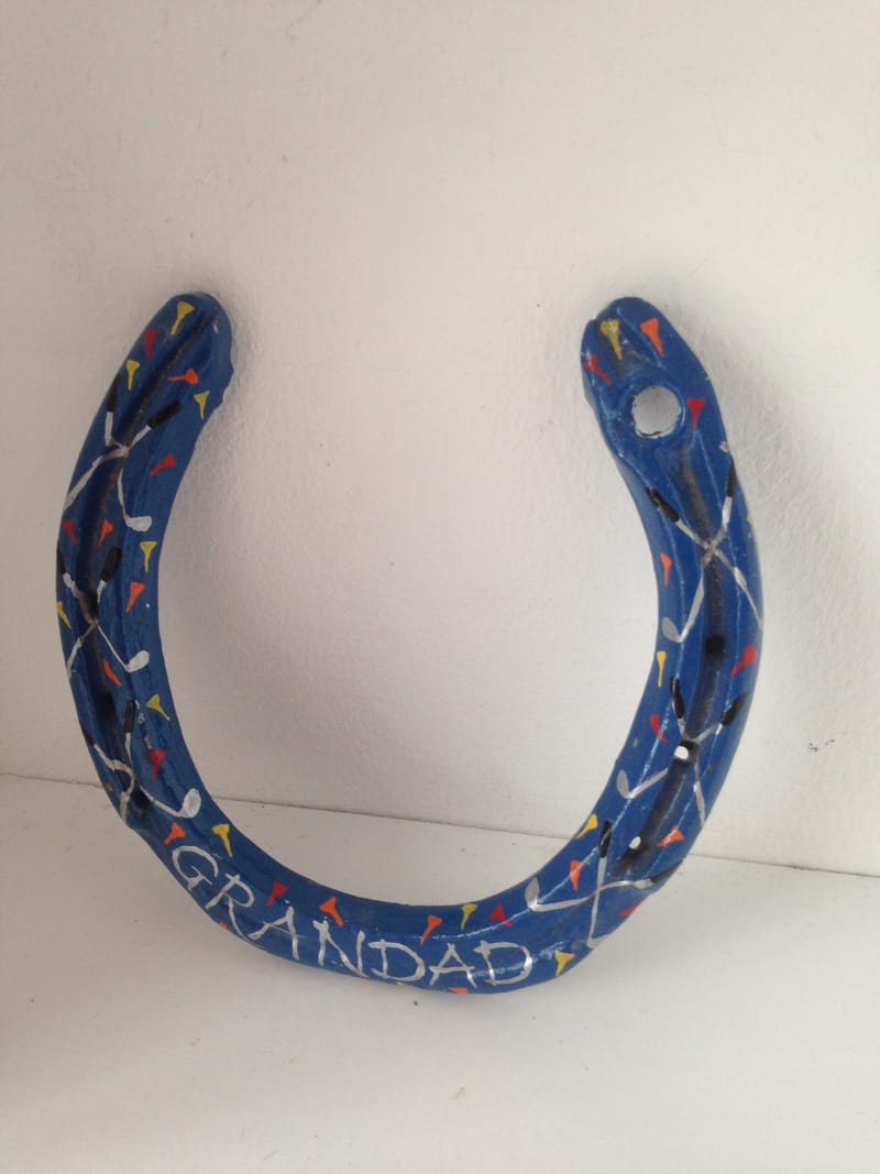 Kim's Decorated Horseshoes
