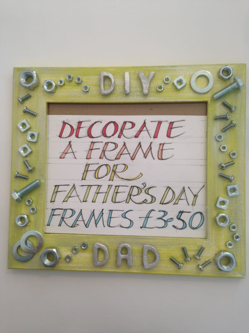 Decorate a Picture Frame.