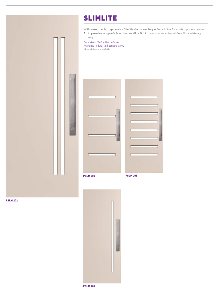 INTERNAL & EXTERNAL DESIGNER  DOORS STANDARD PRIMED DOORS