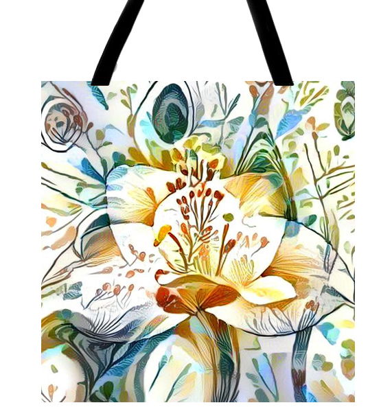 Orchidée dans le vent 40x40 cm