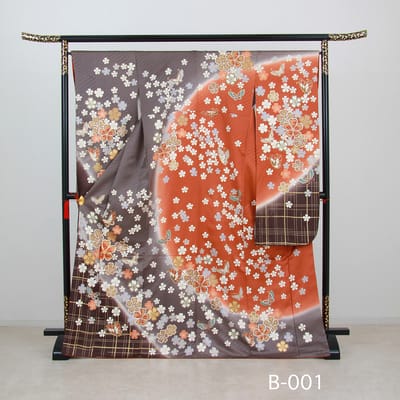 レトロモダンな振袖