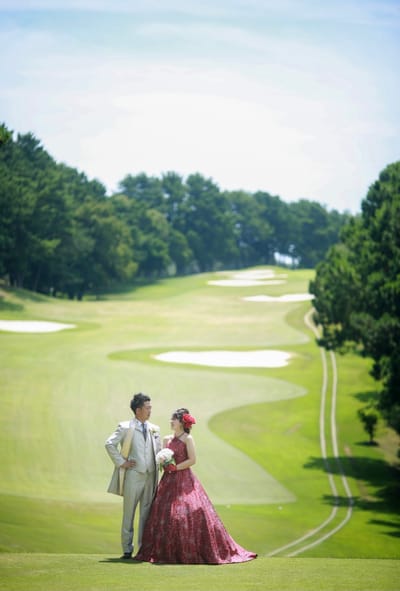 ゴルフ場貸切ロケ！