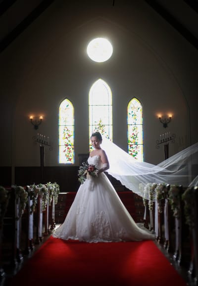 チャペルロケの1シーン