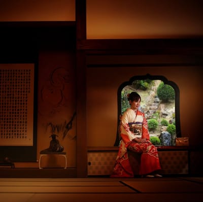 お寺で成人式前撮り