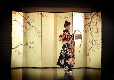 振袖の後姿