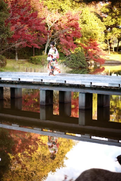 秋の成人式前撮り