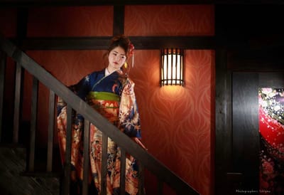 シックな成人式ロケ