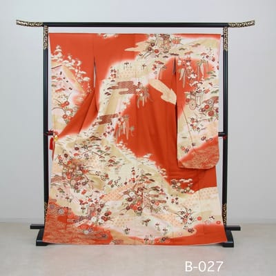 御所車の古典柄